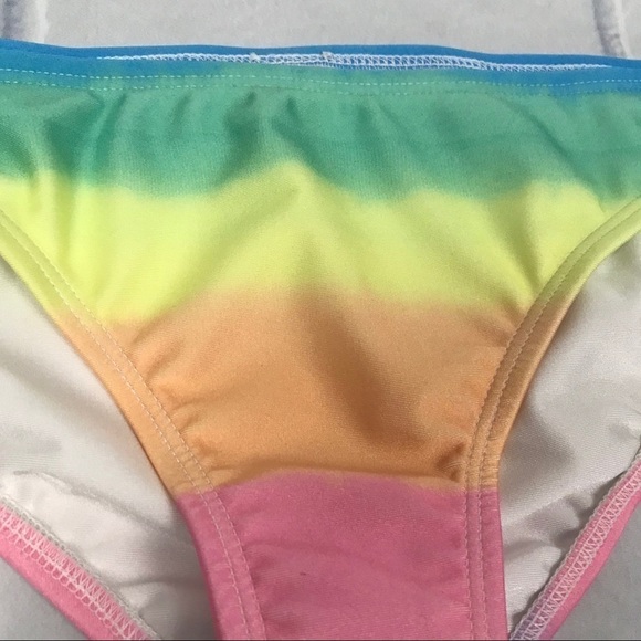 Wildfox Swim Rainbow Bikini Bottom Large - Picture 2 of 4